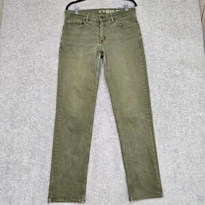 Devil Dog Slim Straight Jeans Men's 32x32 green sanforized